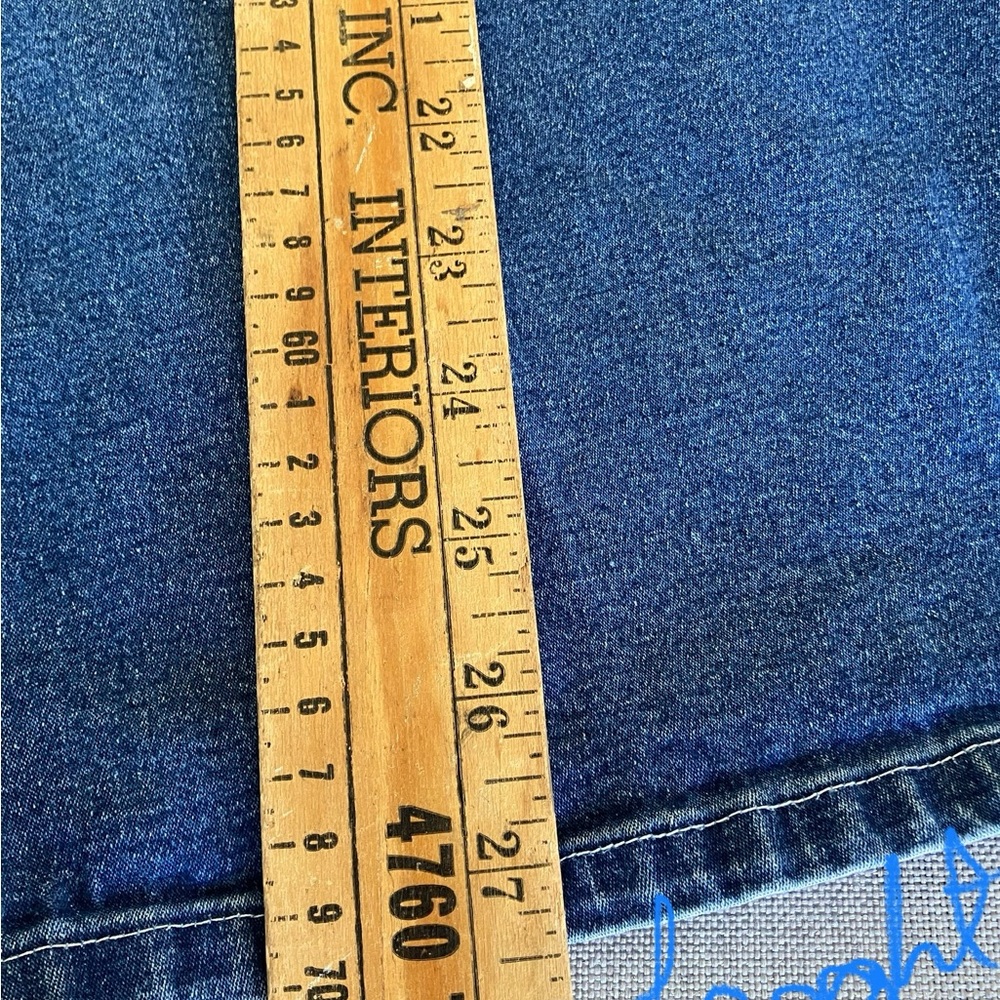 Just My Size Denim Classic Capri with Elastic Waist size 22w - Picture 6 of 6